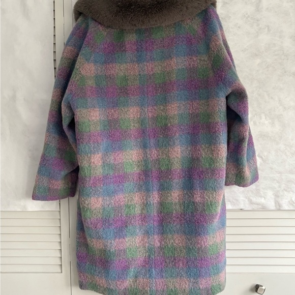 Tanya Taylor Womens  Vikki Wool & Alpaca-Blend Coat Jacket L - Picture 5 of 5